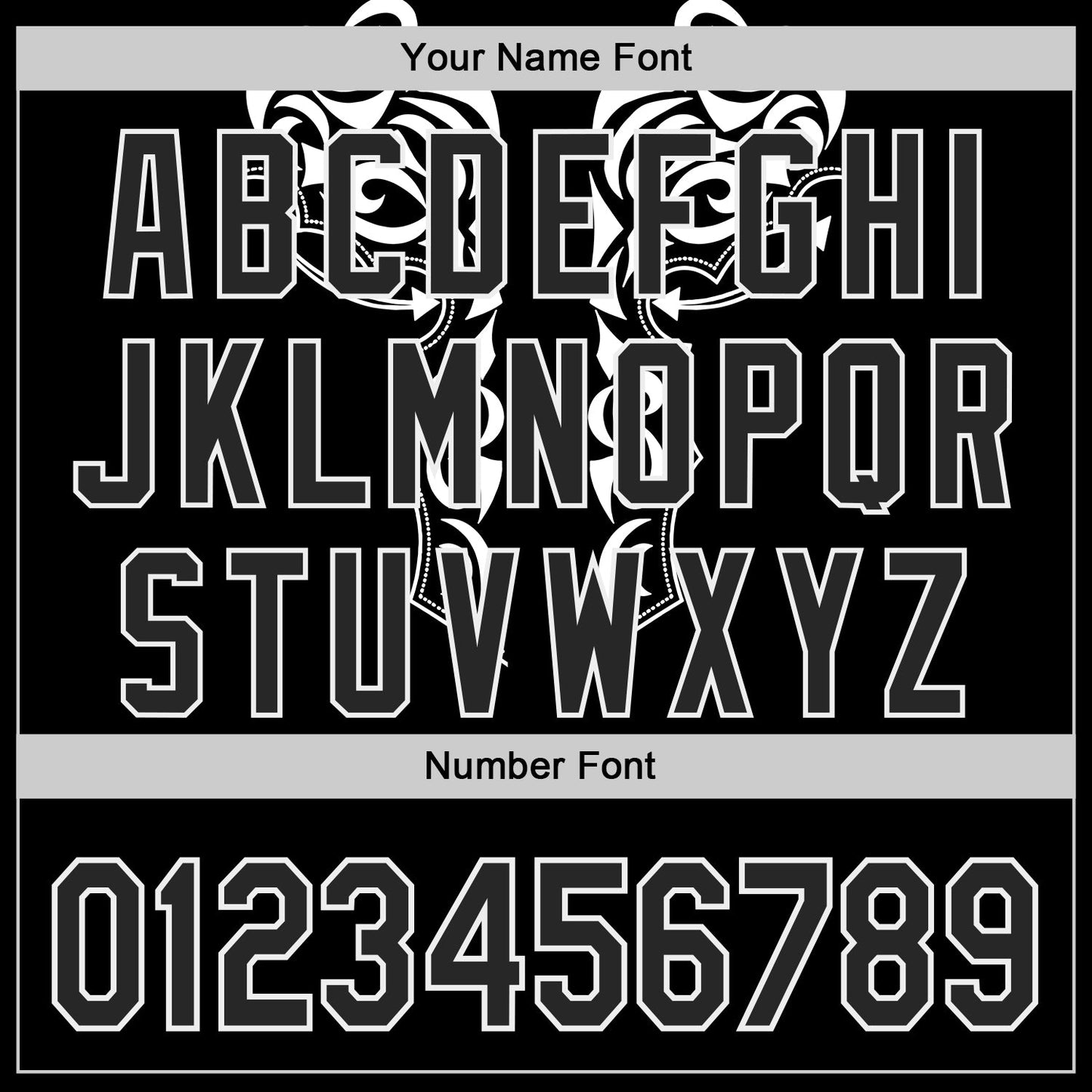 Custom Black-White Baroque Floral Scroll Authentic Baseball Jersey