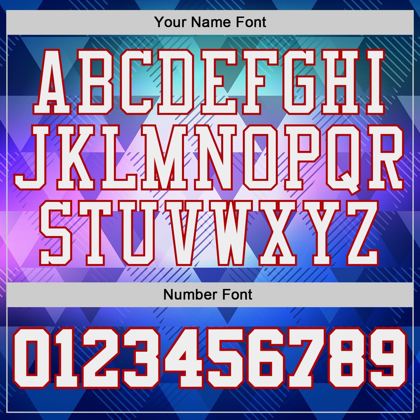 Custom Purple White Red-Royal Diamond Shapes Geometric Gradient Round Neck Sublimation Basketball Uniform Jersey