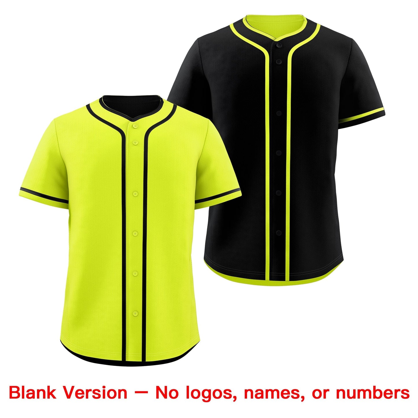Custom Black Reversible Baseball Jersey Classic Style Add Team Name & Player Number Moisture-Wicking