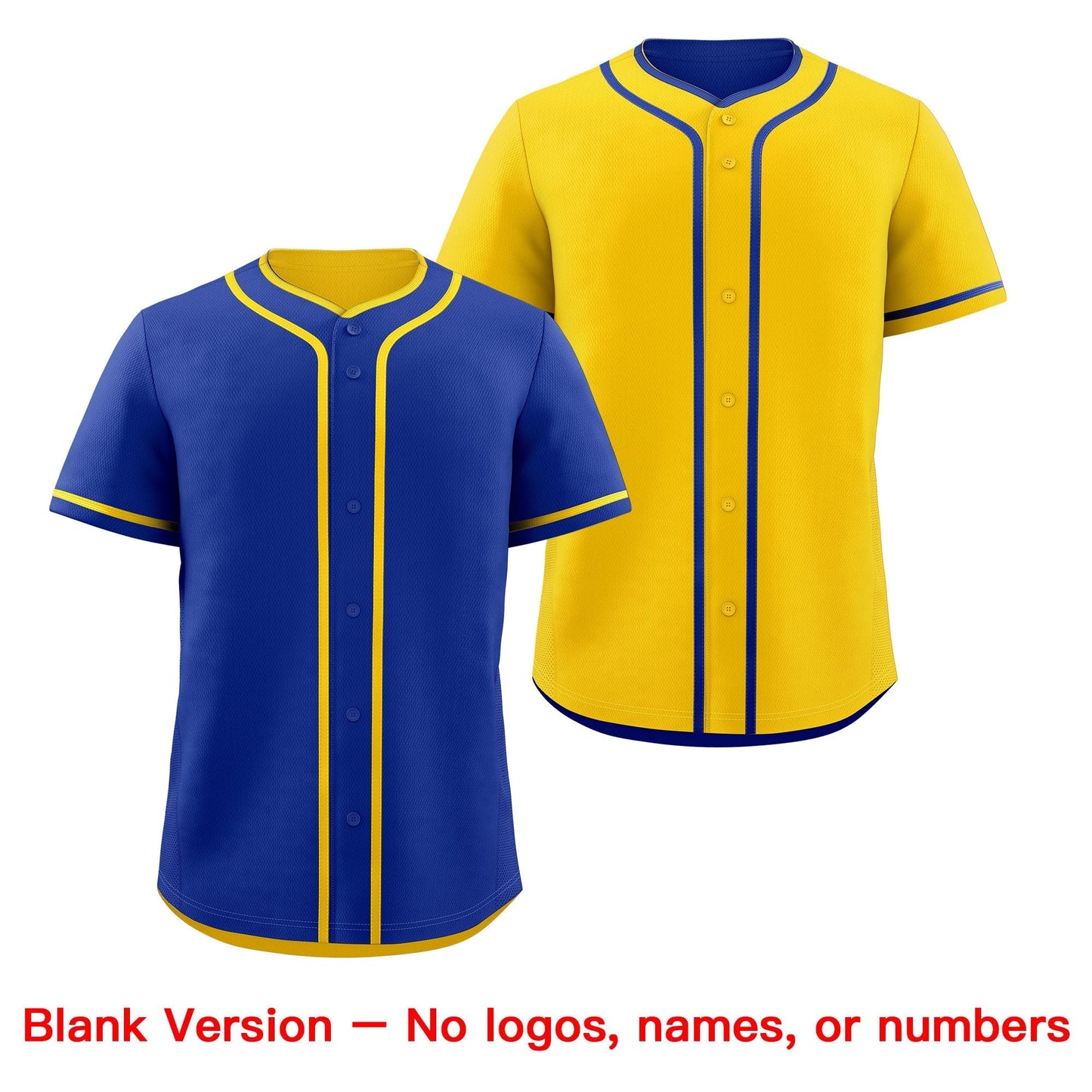 Custom Gold White Reversible Baseball Jersey Classic Style For Youth Team Design Service