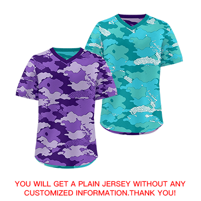 Custom Purple Light Purple Bright Green Reversible Pullover Baseball Jersey Camo Lightweight