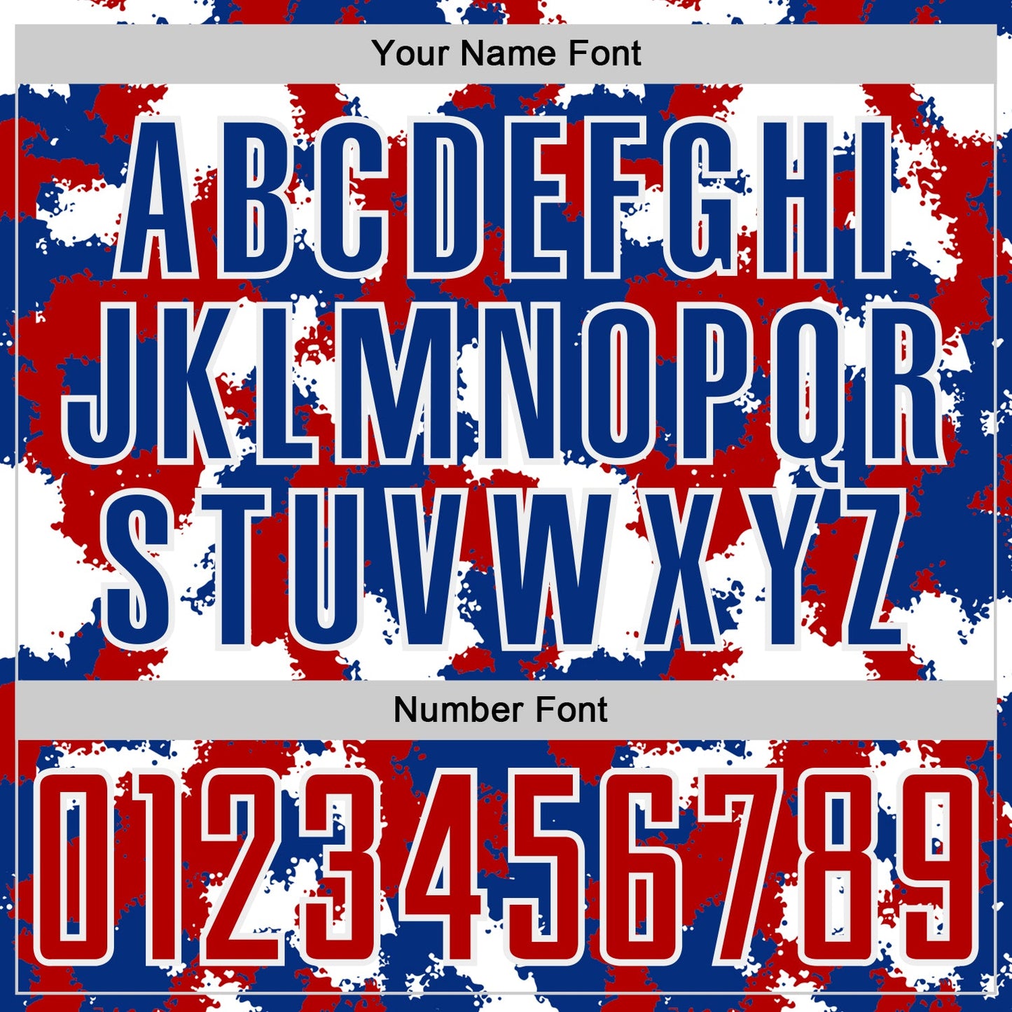 Custom Royal Red-White USA Style Patriotic Splash? Sublimation Soccer Uniform Jersey