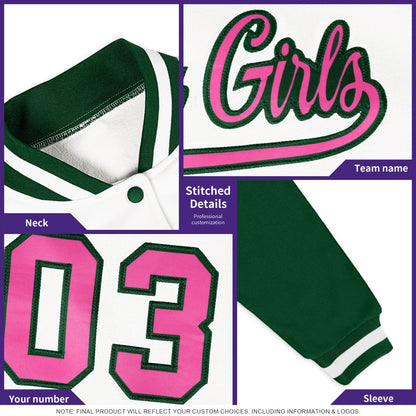 Custom Black Burgundy White Jacket Classic Style Full-Snap Club & Spirit Wear Wrinkle-Resistant