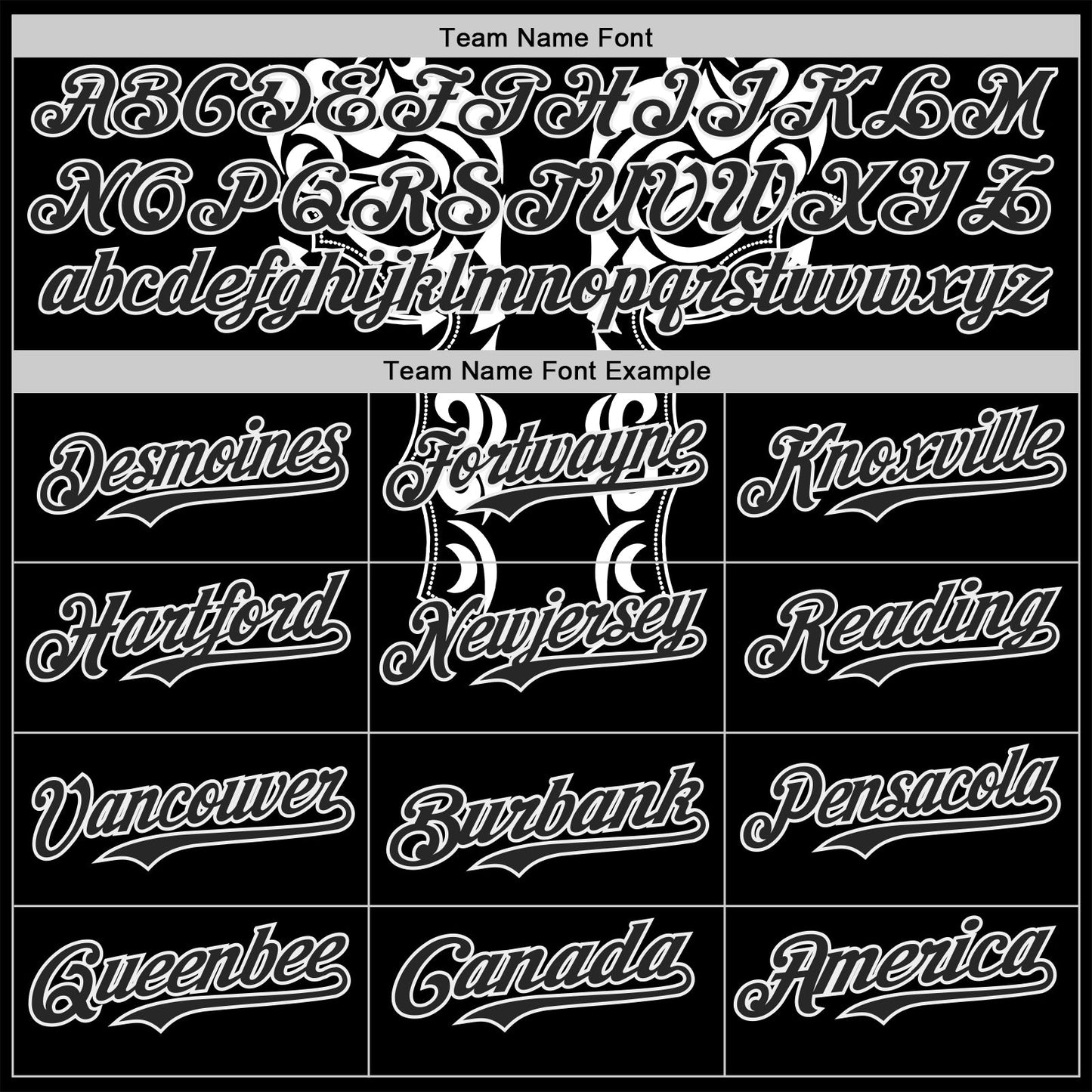 Custom Black-White Baroque Floral Scroll Authentic Baseball Jersey
