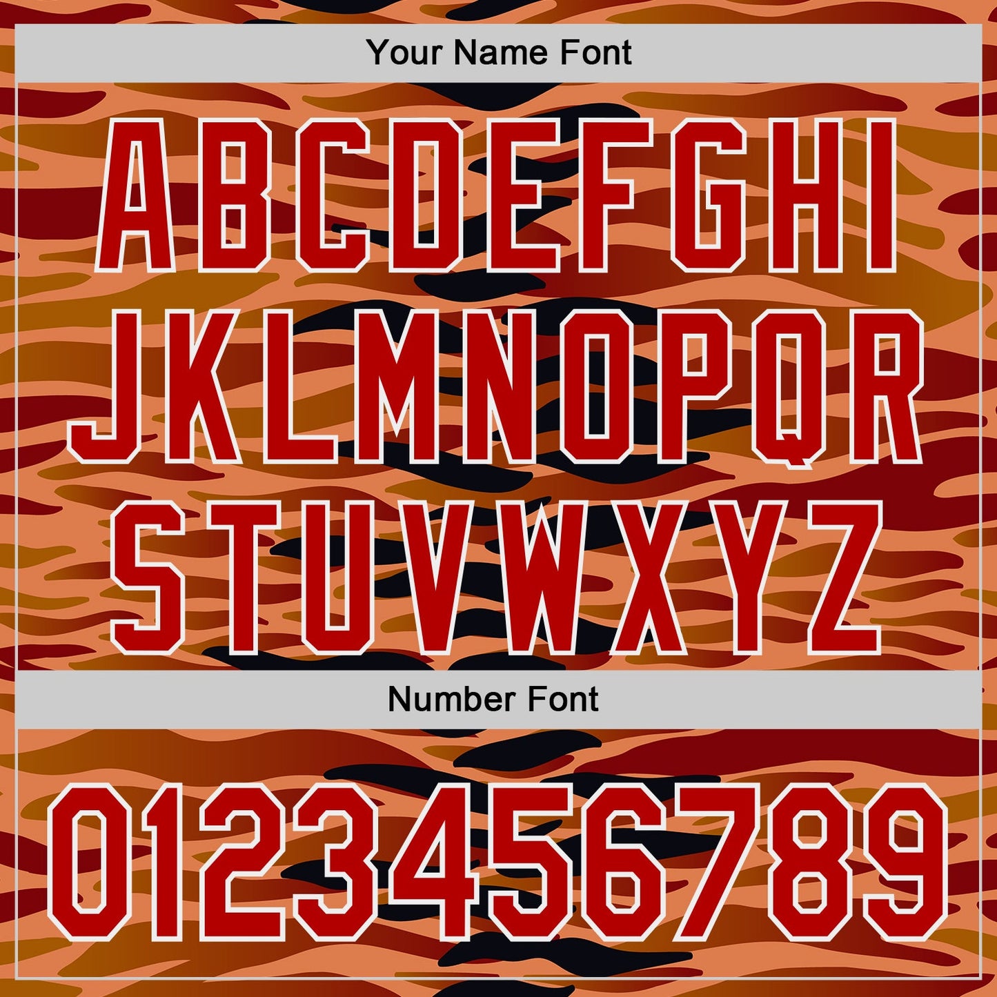 Custom Black Red-White Zebra Tiger Stripe Authentic Baseball Jersey