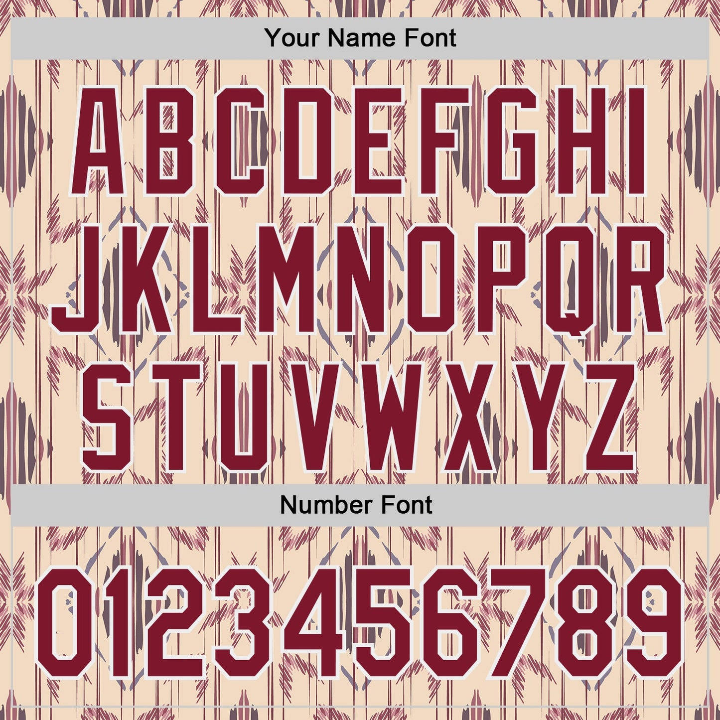 Custom City Cream Crimson-White Geometric Ethnic Authentic Baseball Jersey