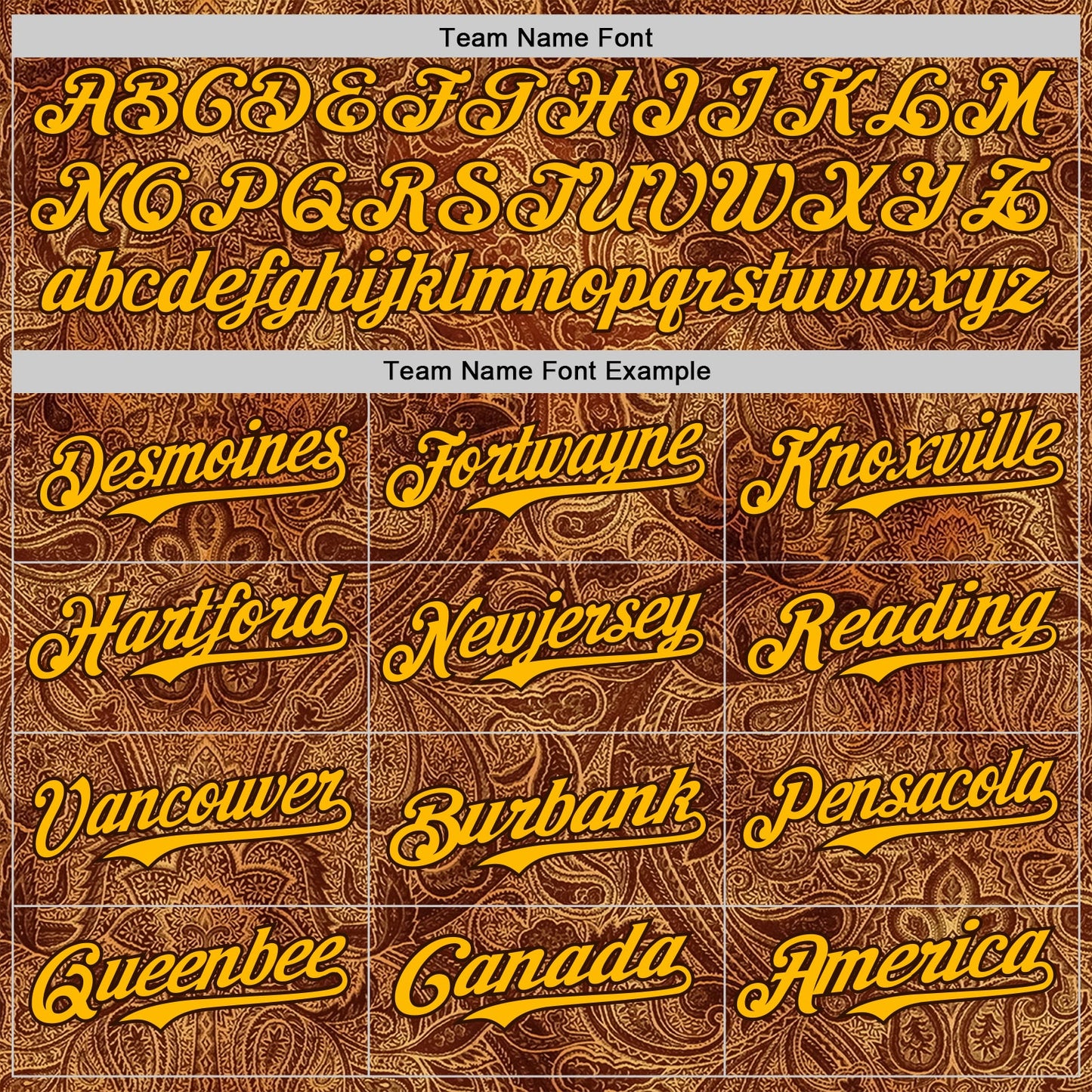 Custom Brown-Gold Baroque Floral Scroll Authentic Baseball Jersey