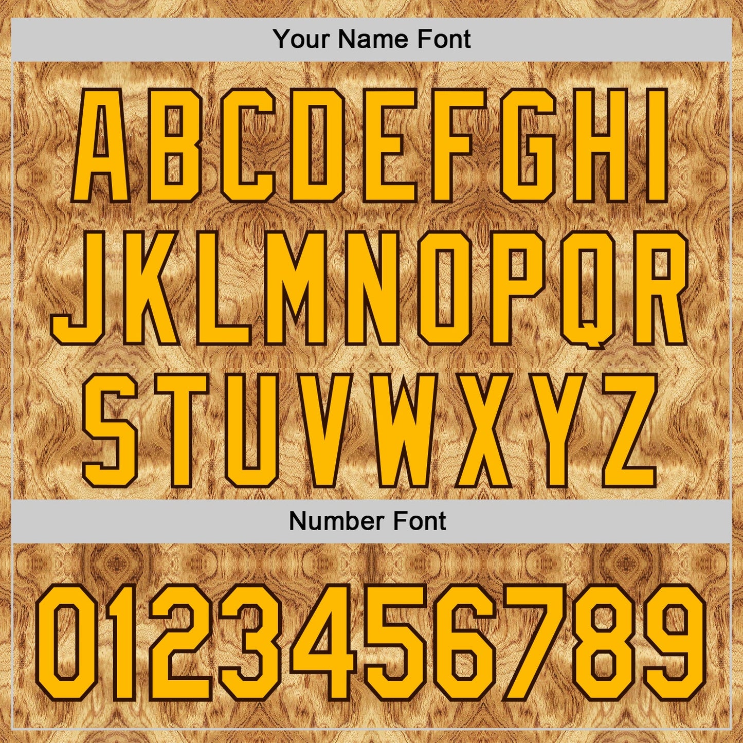 Custom Brown-Gold Abstract Authentic Baseball Jersey
