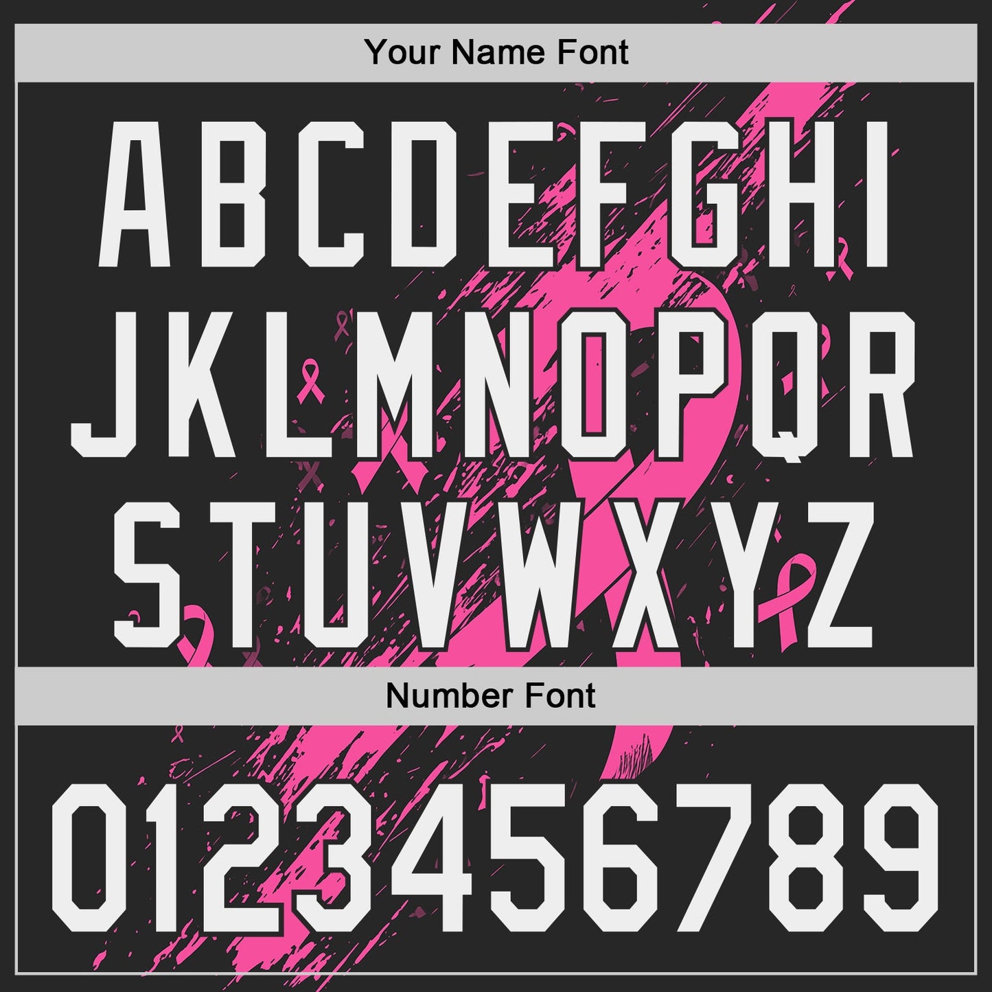 Custom White Pink-Black Breast Cancer Awareness Fight Pink Ribbon Split Authentic Baseball Jersey