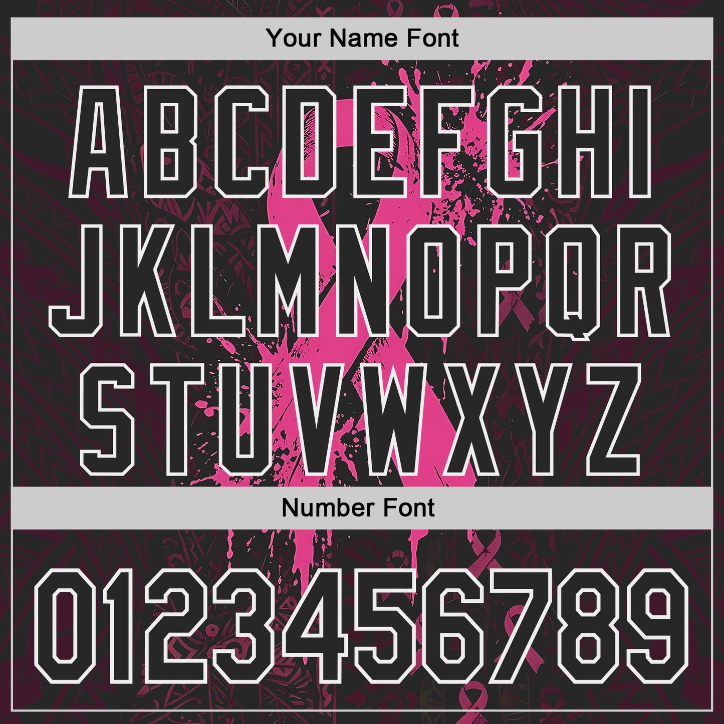 Custom Black Red-White Breast Cancer Awareness Fight Pink Ribbon Authentic Baseball Jersey