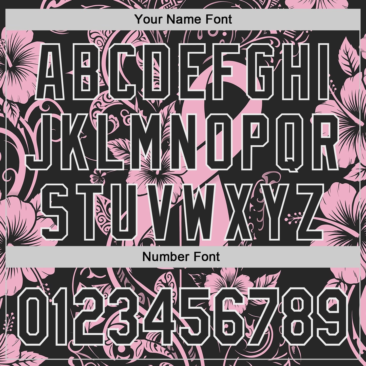 Custom Black Light Pink-White Breast Cancer Awareness Pink Ribbon Floral Authentic Baseball Jersey