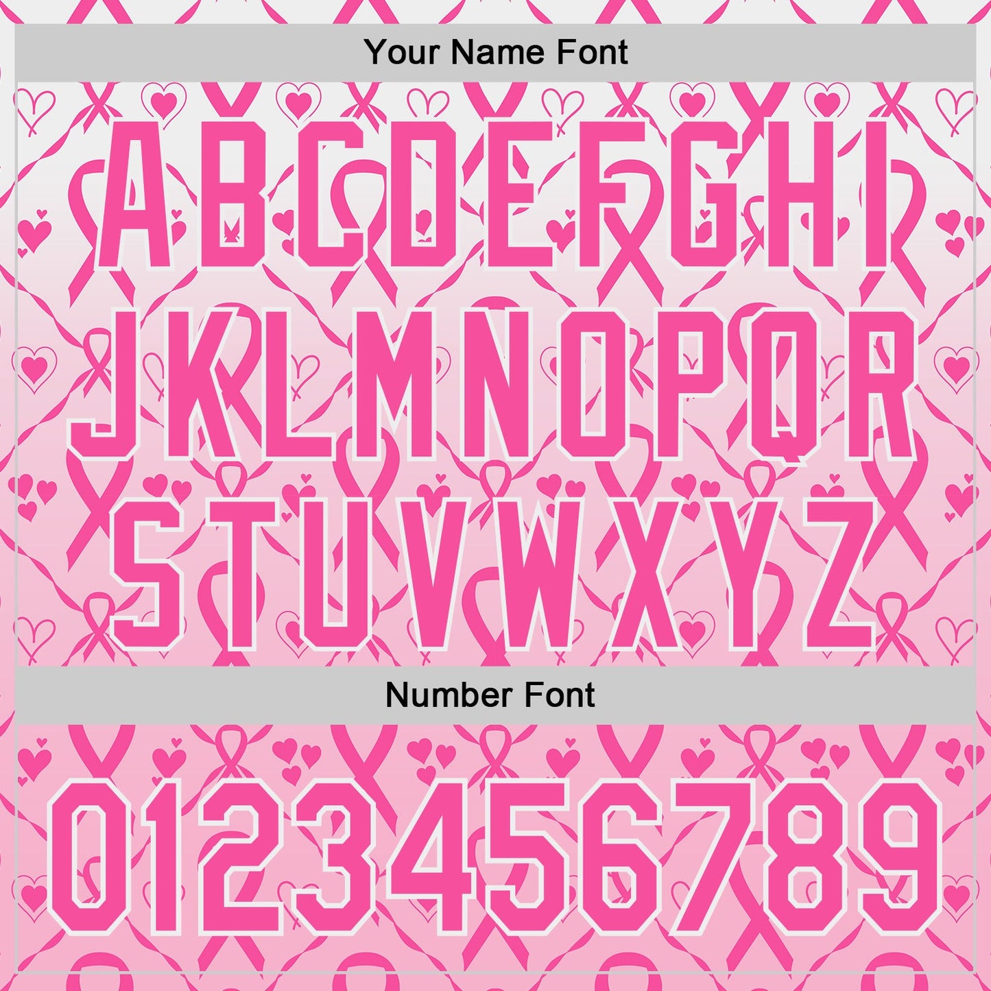 Custom White-Pink Breast Cancer Awareness Support Pink Ribbon Authentic Baseball Jersey