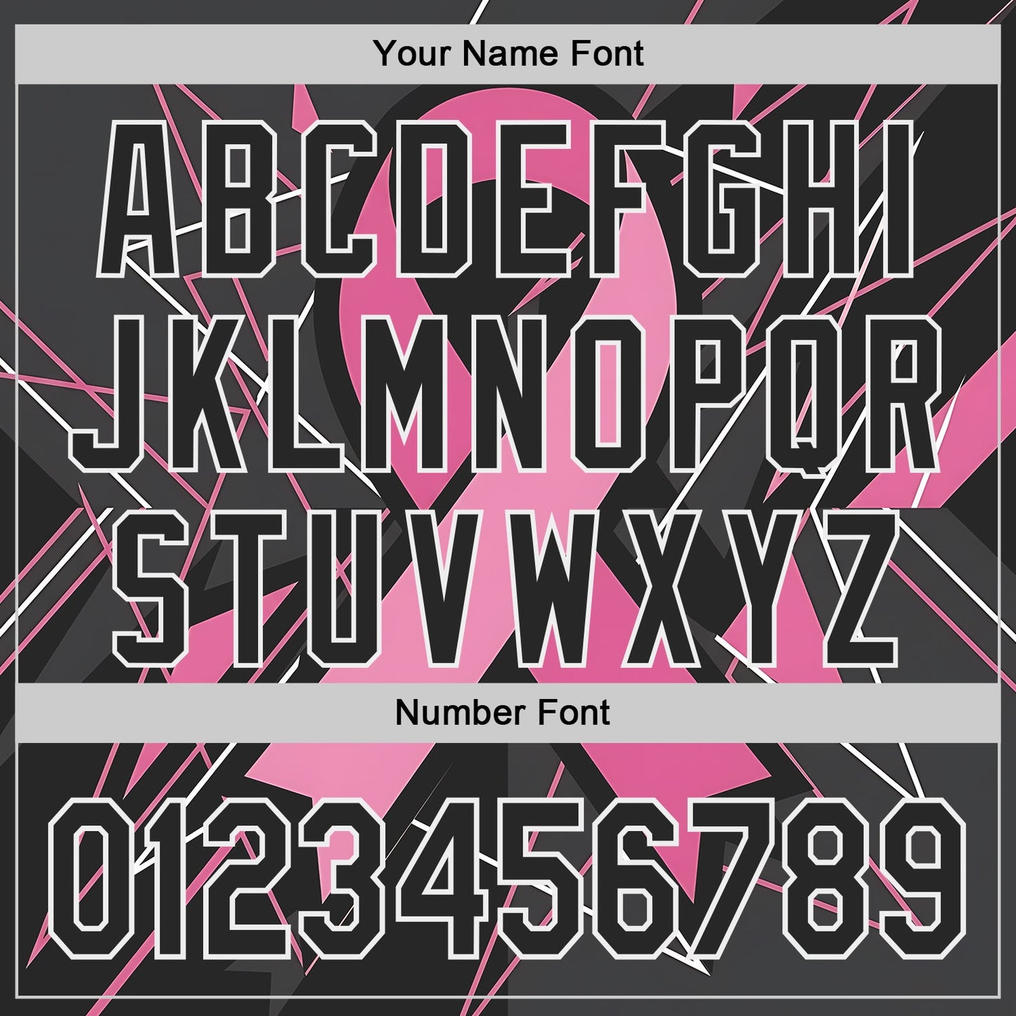 Custom Black Pink-White Breast Cancer Awareness Fight Pink Ribbon Authentic Baseball Jersey