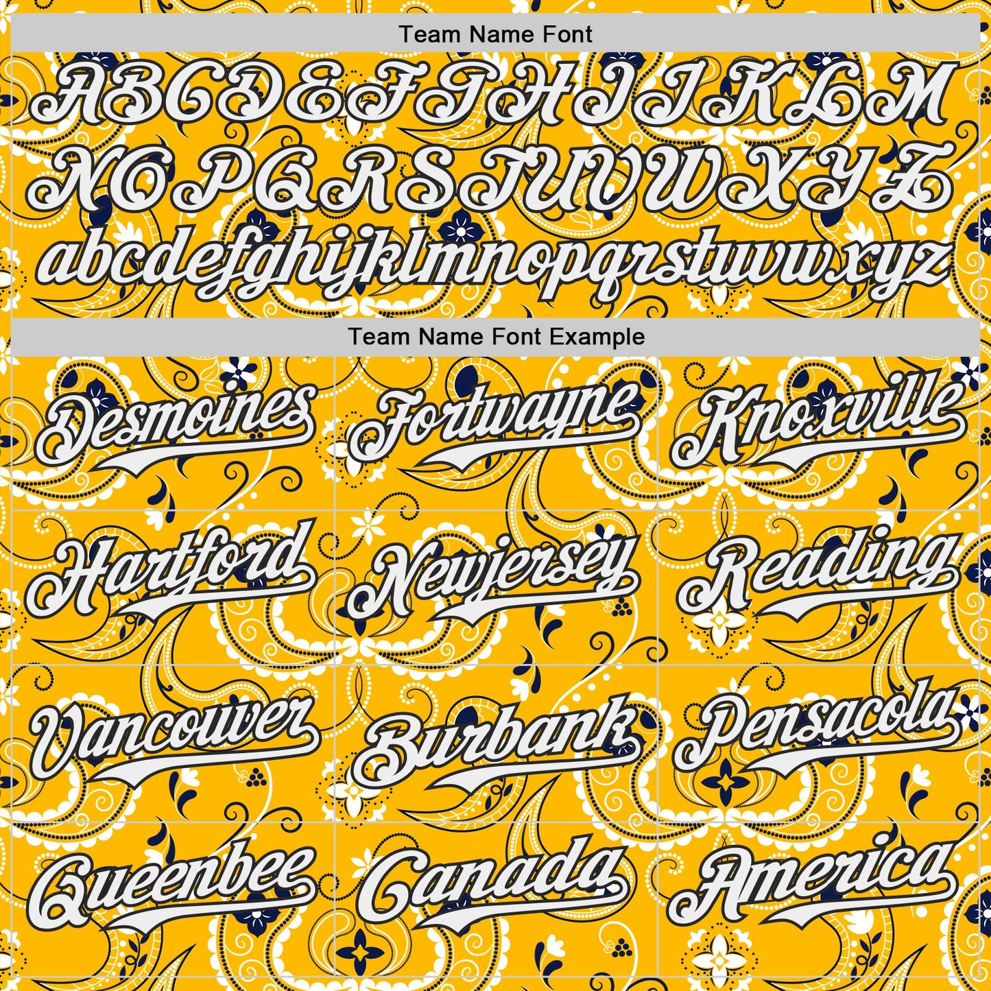 Custom Gold White-Black Burning Man Paisley Bandana Rave Authentic Baseball Jersey