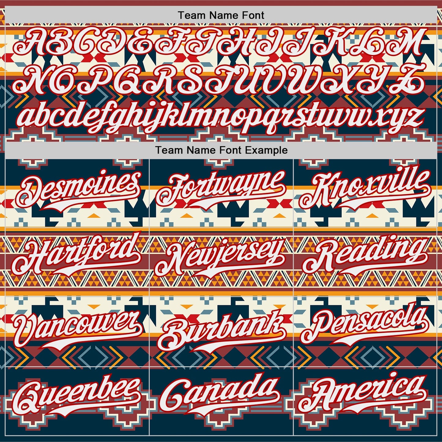 Custom Navy White Yellow-Red Burning Man Aztec Tribal Geometric Authentic Baseball Jersey