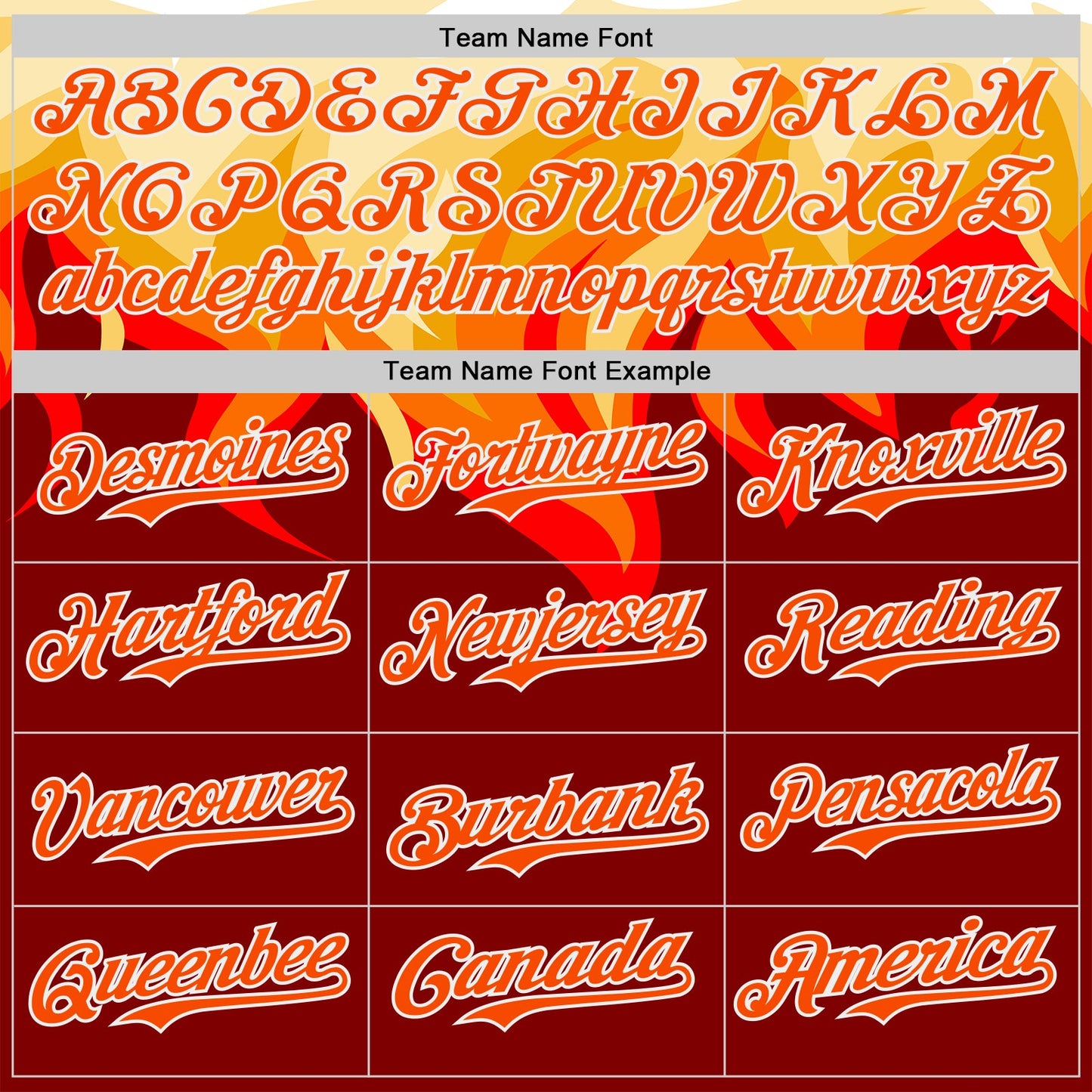 Custom Red Orange Yellow-White Burning Man Fire Desert Authentic Baseball Jersey