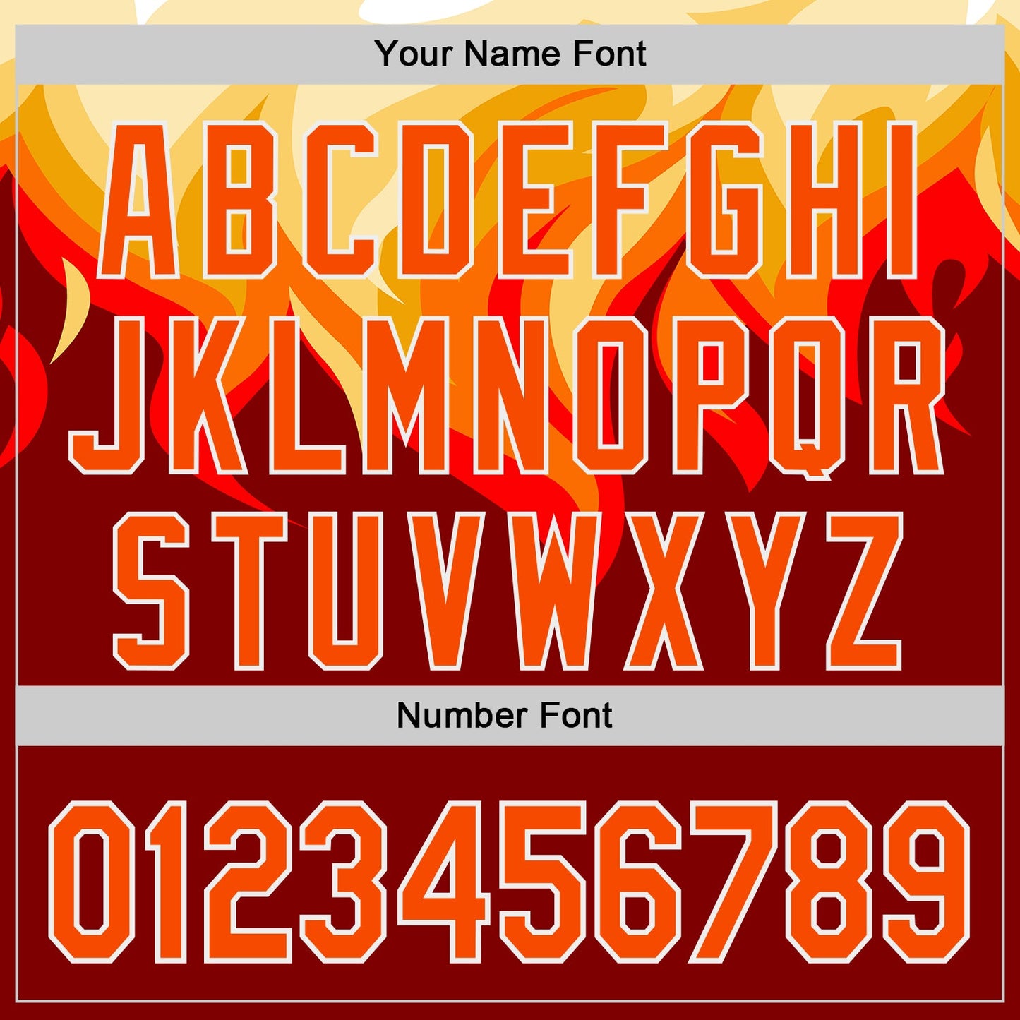 Custom Red Orange Yellow-White Burning Man Fire Desert Authentic Baseball Jersey