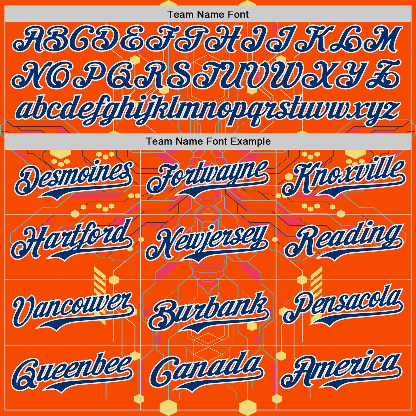 Custom Orange US Navy Blue Gold-White Cyberpunk Futuristic Rave Authentic Baseball Jersey