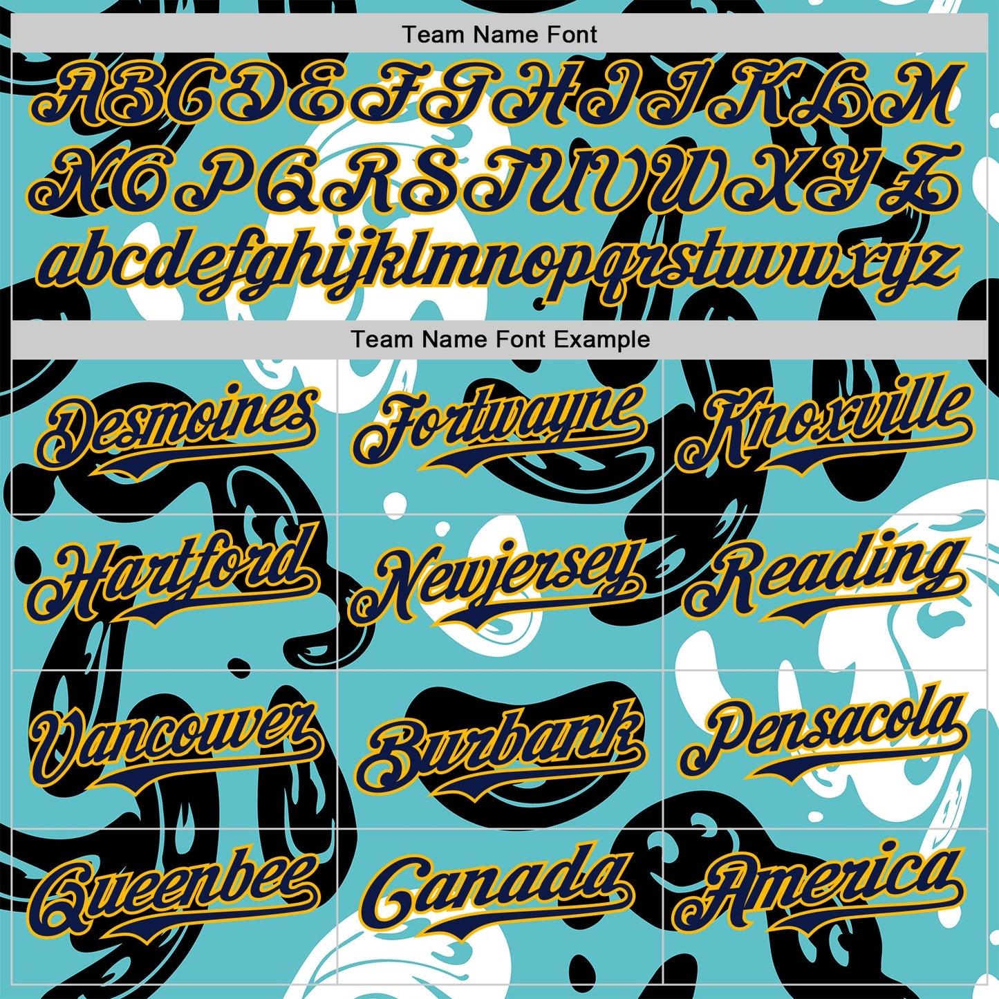 Custom Blue Navy-Gold Trippy Psychedelic Cartoon Rave Authentic Baseball Jersey