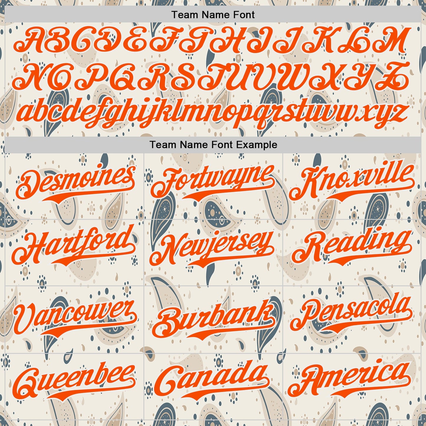 Custom White-Orange Burning Man Paisley Bandana Rave Authentic Baseball Jersey