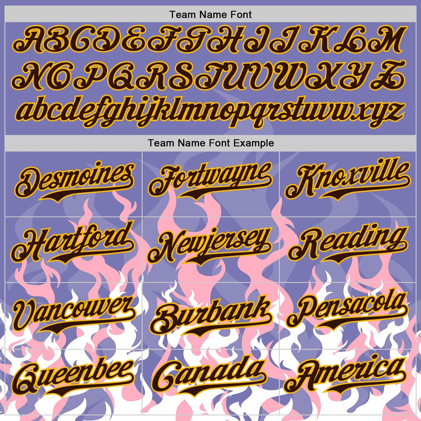 Custom Purple Brown Pink-Gold Burning Man Fire Desert Authentic Baseball Jersey