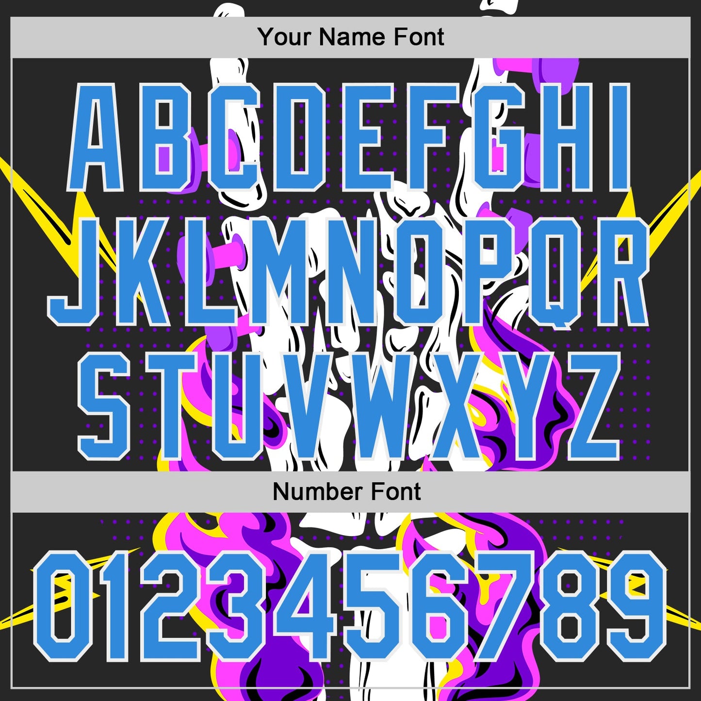 Custom Black Electric Blue-White Psychedelic Music Festival Rave Authentic Baseball Jersey