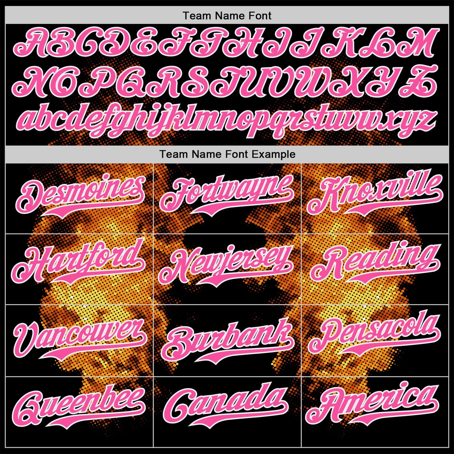 Custom Black Pink Yellow-White Burning Man Fire Authentic Baseball Jersey