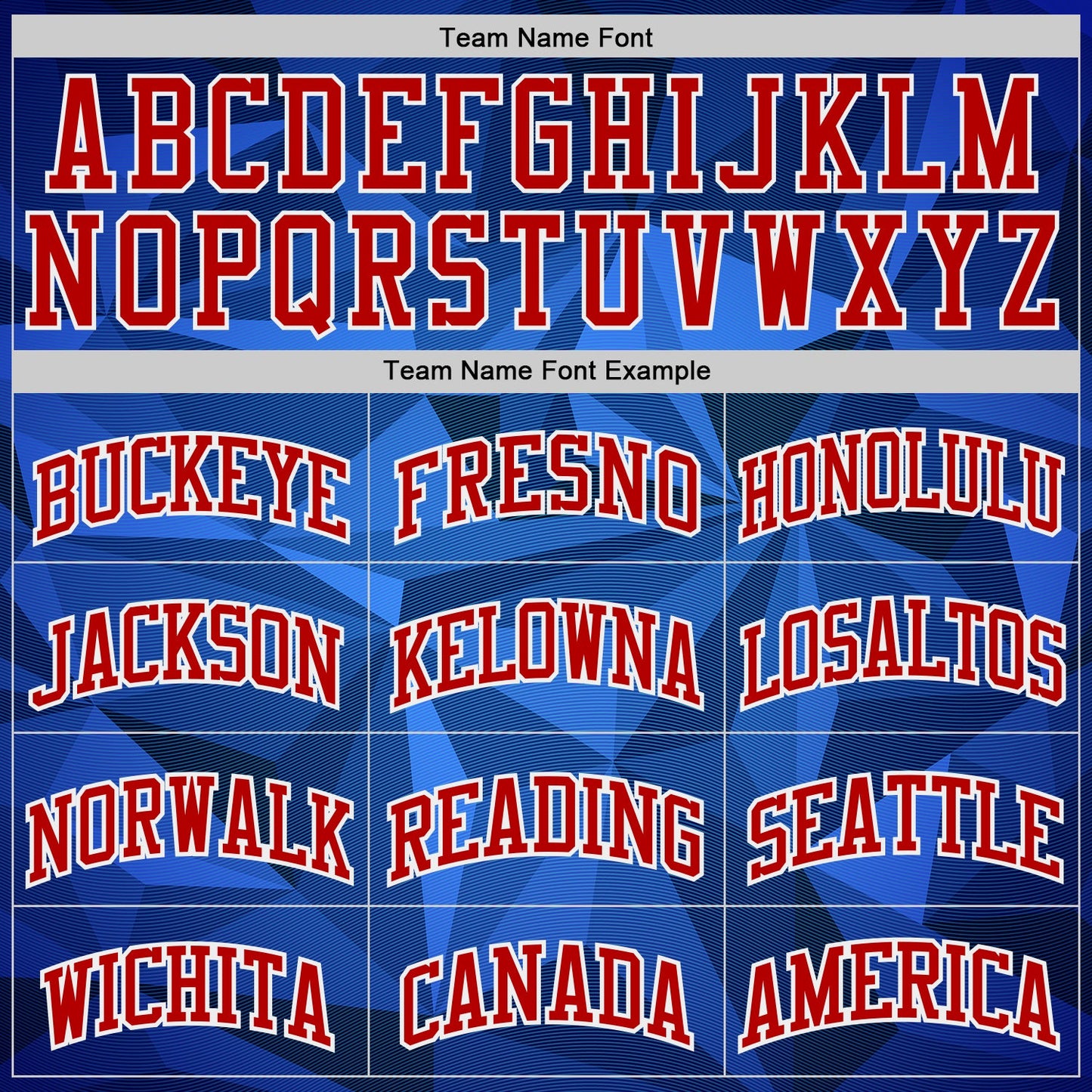 Custom Blue Red-White Diamond Shapes Geometric Round Neck Sublimation Basketball Uniform Jersey