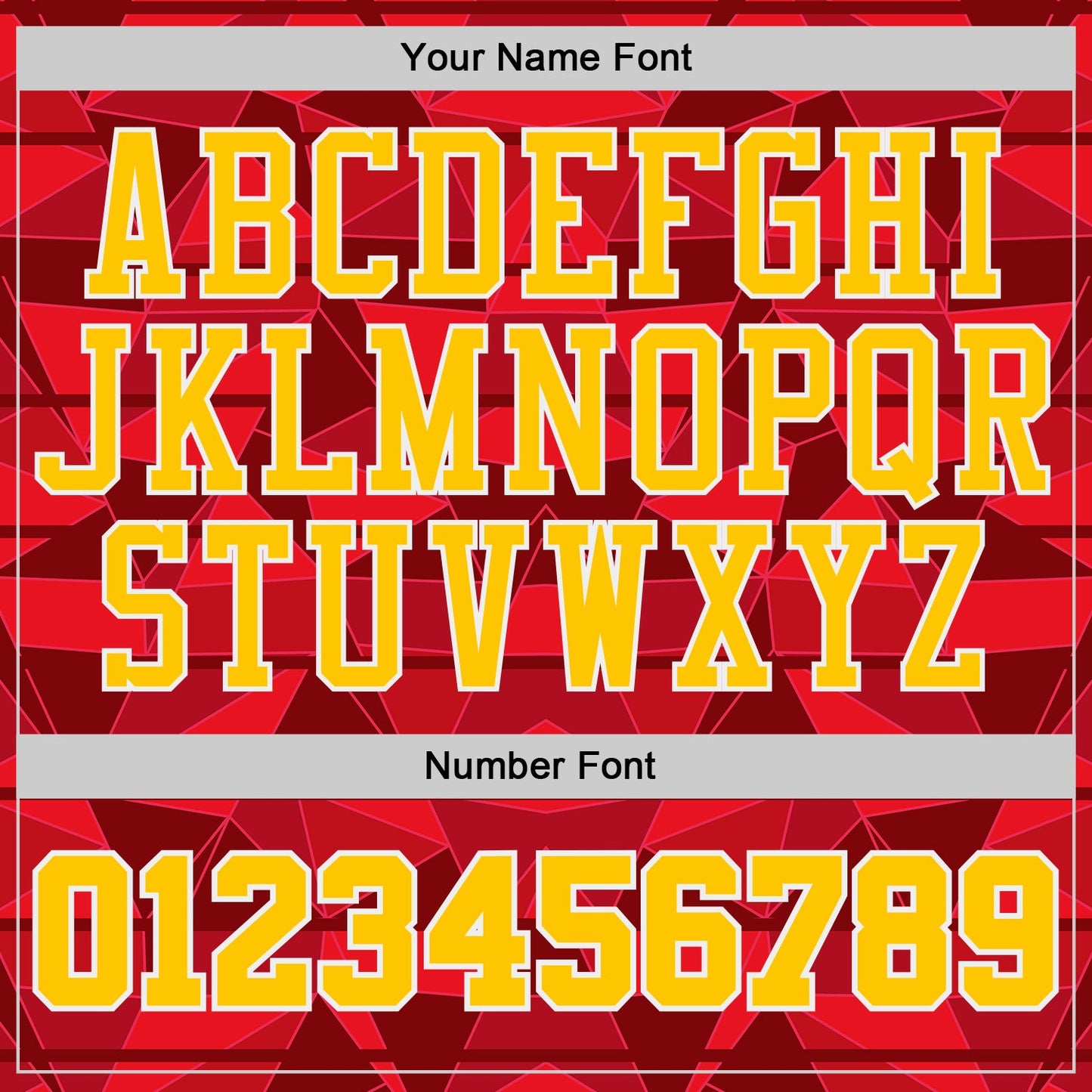 Custom Red Yellow-White Diamond Shapes Geometric Round Neck Sublimation Basketball Uniform Jersey