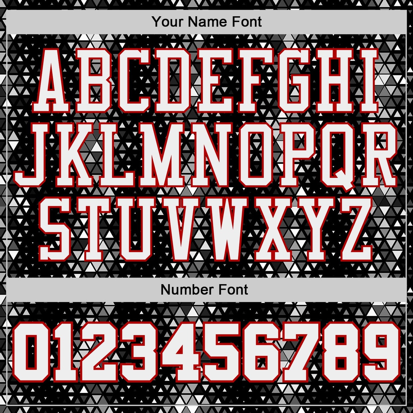 Custom Black White-Red Diamond Shapes Geometric Round Neck Sublimation Basketball Uniform Jersey