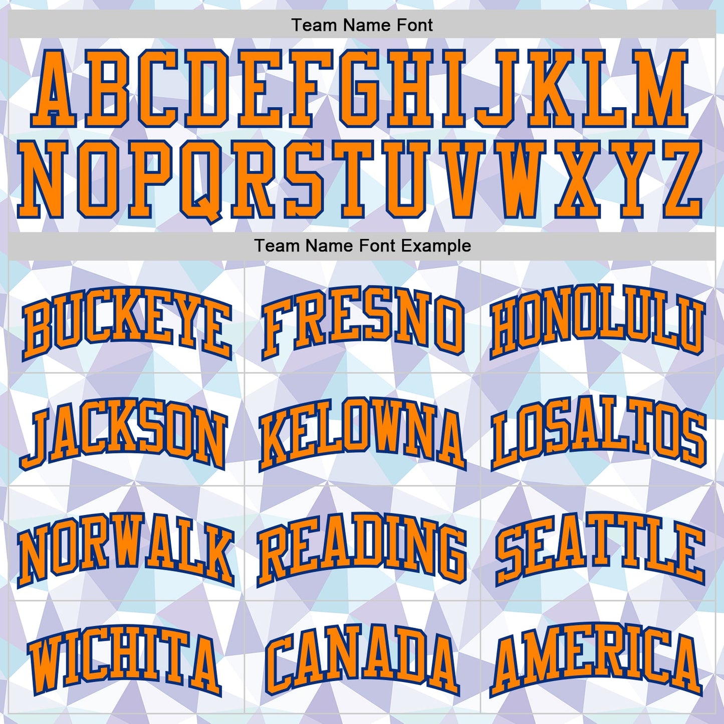 Custom White Bay Orange-Royal Diamond Shapes Geometric Round Neck Sublimation Basketball Uniform Jersey