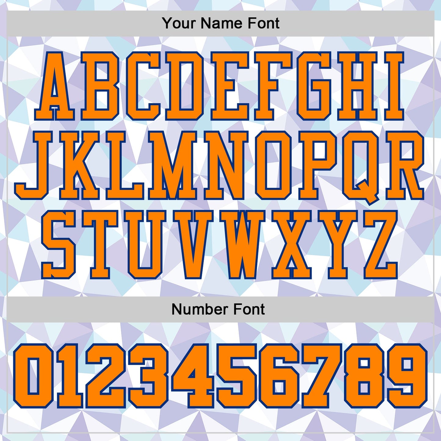 Custom White Bay Orange-Royal Diamond Shapes Geometric Round Neck Sublimation Basketball Uniform Jersey