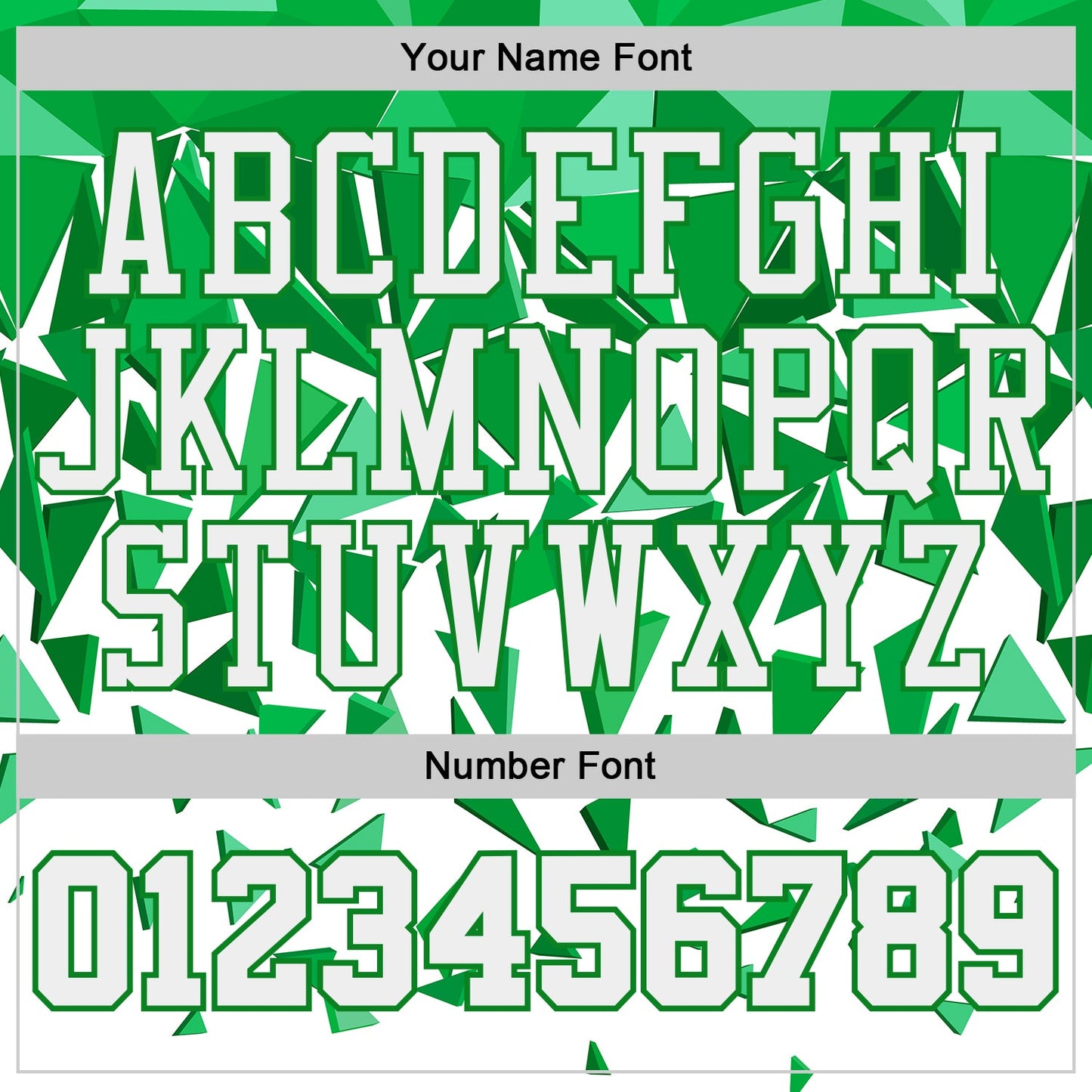 Custom White-Grass Green Triangle Shapes Geometric Round Neck Sublimation Basketball Uniform Jersey