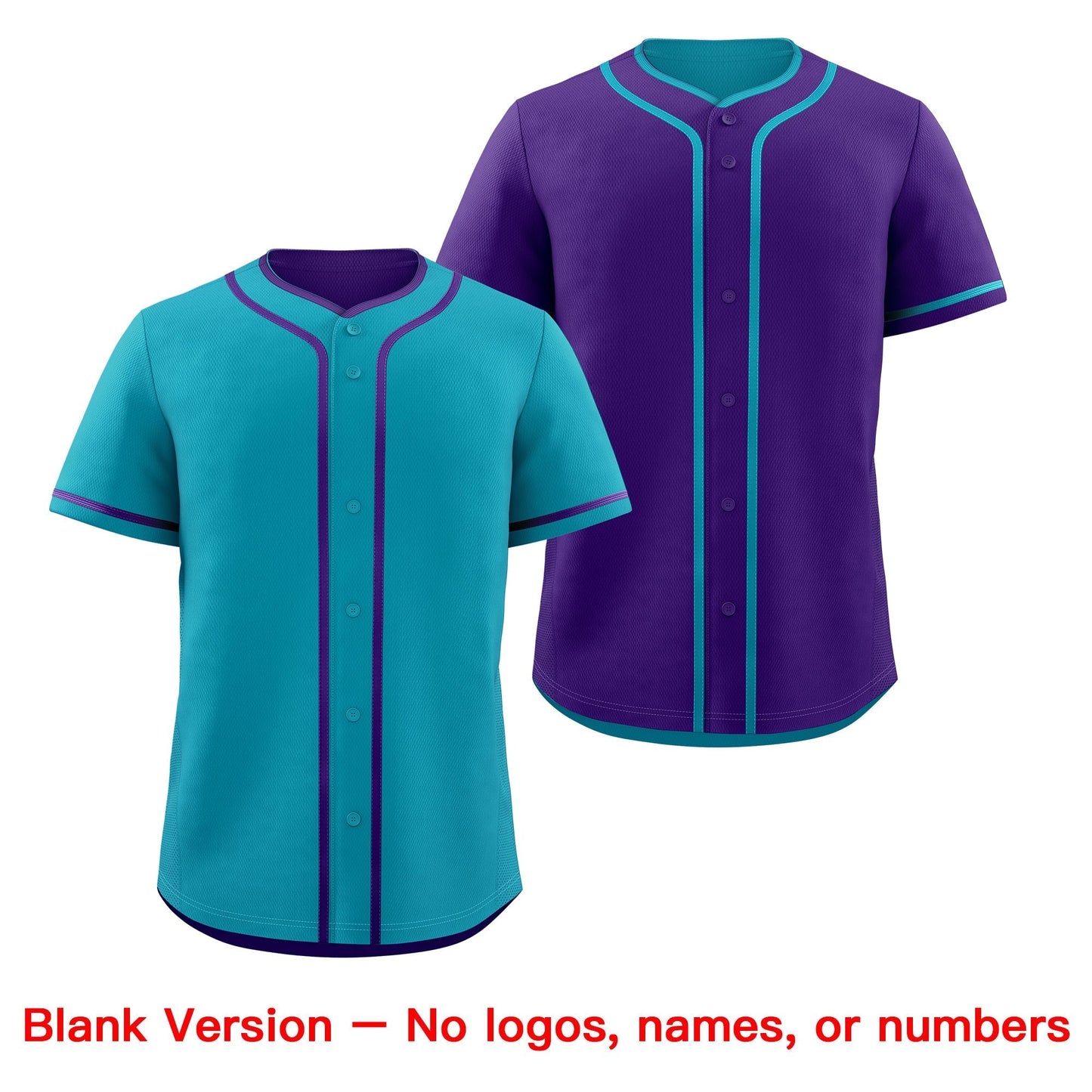 Custom Purple White Reversible Baseball Jersey Classic Style For Youth Team Design Service