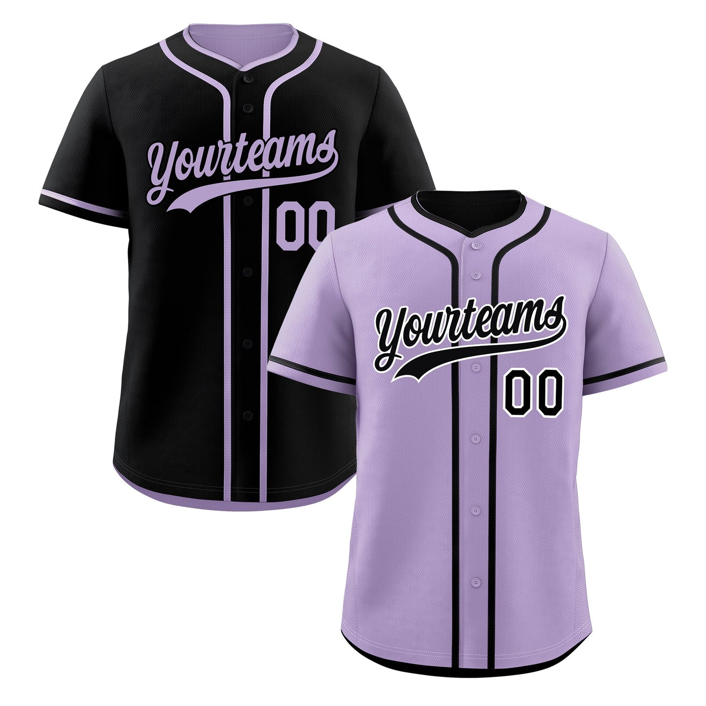 Custom Black Reversible Baseball Jersey Classic Style For Youth Team Design Service