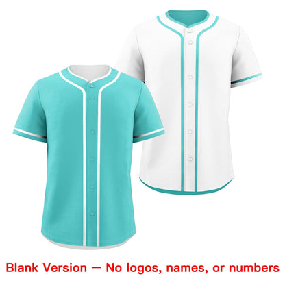 Custom Black White Reversible Baseball Jersey Classic Style Add Team Name & Player Number Moisture-Wicking
