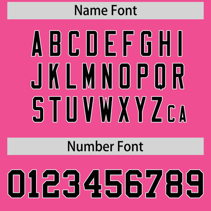 Custom Black Pink Reversible Baseball Jersey Classic Style For Youth Team Design Service