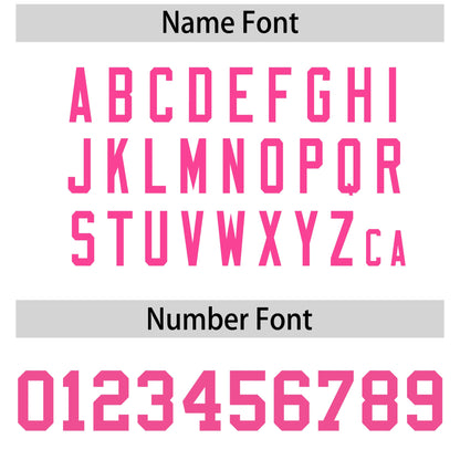 Custom Pink White Reversible Baseball Jersey Classic Style Add Team Name & Player Number Moisture-Wicking