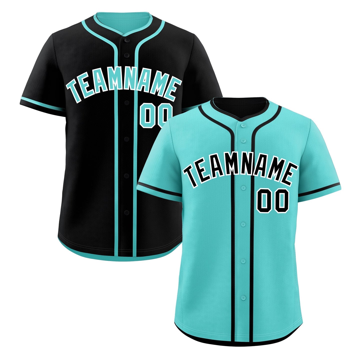 Custom Black White Reversible Baseball Jersey Classic Style For Youth Team Design Service