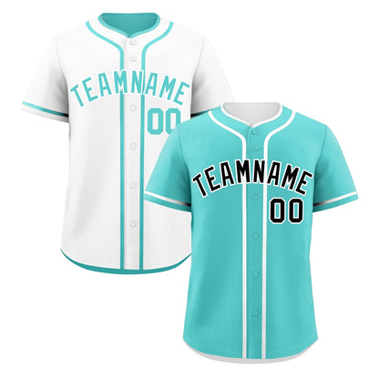 Custom Black White Reversible Baseball Jersey Classic Style Add Team Name & Player Number Moisture-Wicking