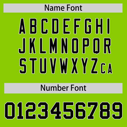 Custom Neon Green Black Reversible Baseball Jersey Classic Style For Youth Team Design Service