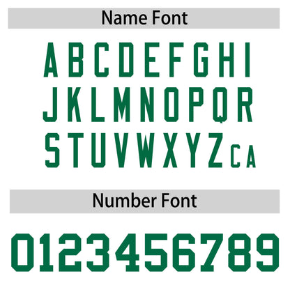 Custom Kelly Green White Reversible Baseball Jersey Classic Style For Youth Team Design Service