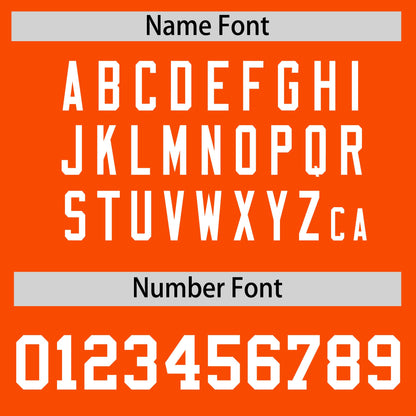 Custom Orange Reversible Baseball Jersey Classic Style For Youth Team Design Service