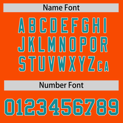 Custom Orange White Reversible Baseball Jersey Classic Style Add Team Name & Player Number Moisture-Wicking