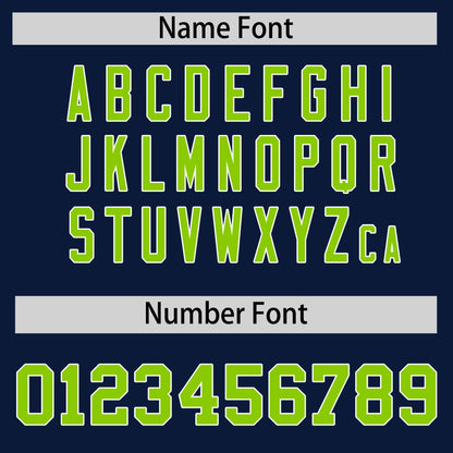 Custom Neon Green White Reversible Baseball Jersey Classic Style Add Team Name & Player Number Moisture-Wicking