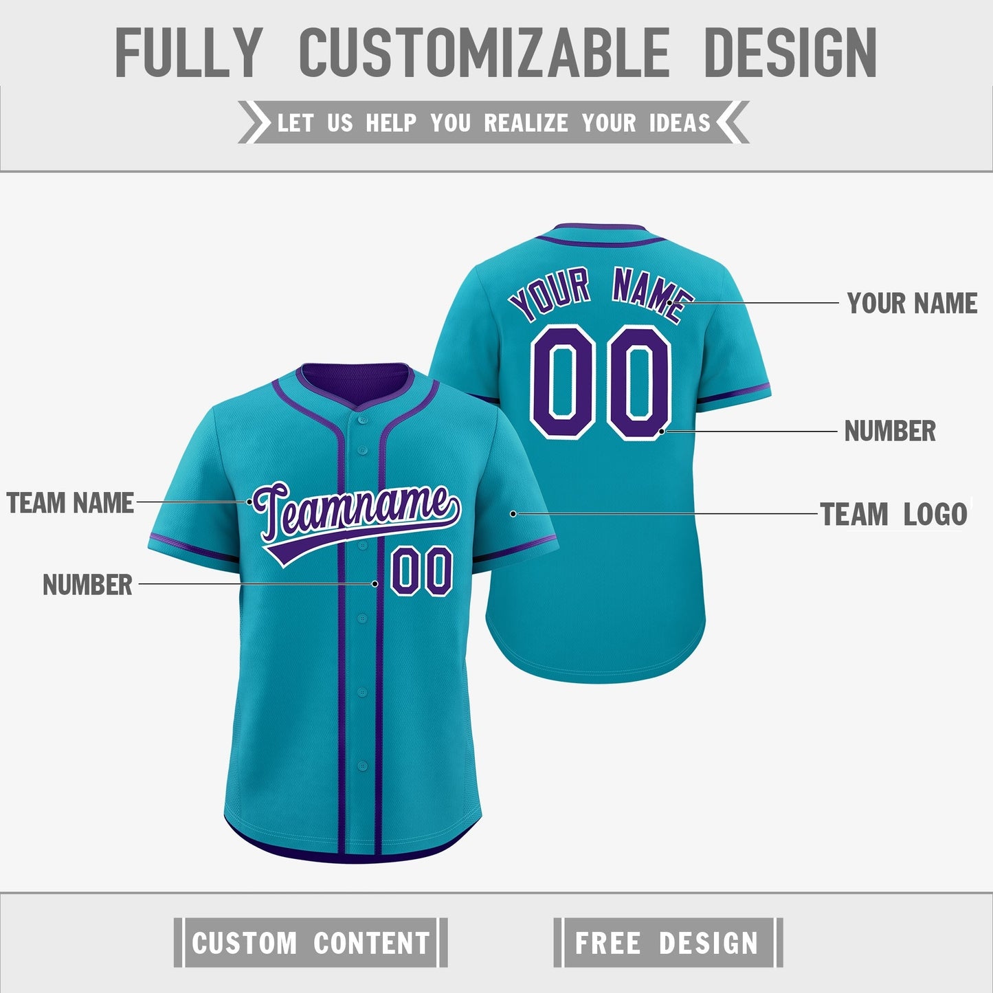 Custom Purple White Reversible Baseball Jersey Classic Style For Youth Team Design Service