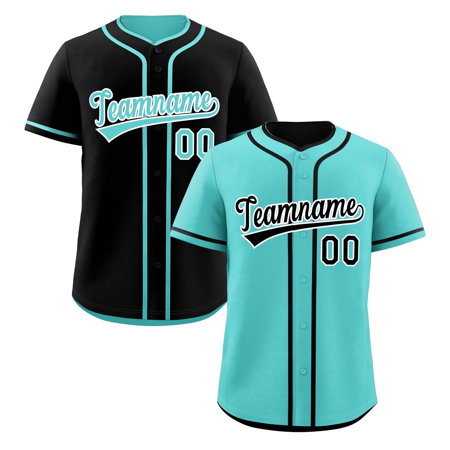 Custom Black White Reversible Baseball Jersey Classic Style For Youth Team Design Service