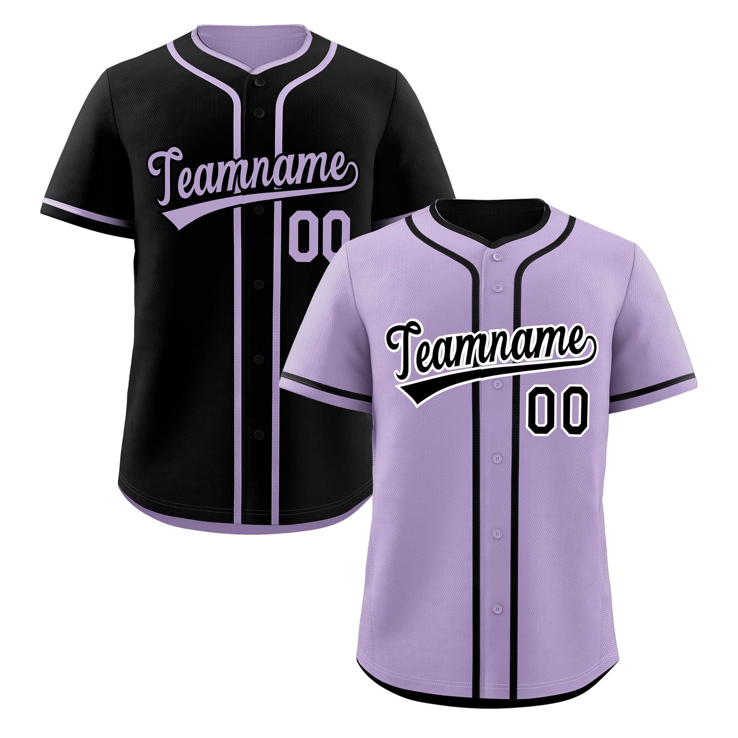 Custom Black Reversible Baseball Jersey Classic Style For Youth Team Design Service