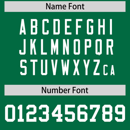 Custom Kelly Green White Reversible Baseball Jersey Classic Style For Youth Team Design Service