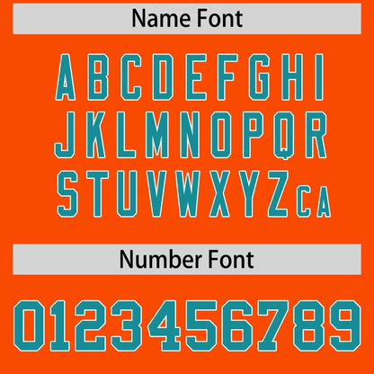 Custom Orange White Reversible Baseball Jersey Classic Style Add Team Name & Player Number Moisture-Wicking